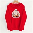 thumbnail image 5 of Jsaierl Halloween Sweatshirts Women Spooky Ghost Graphic Pullover Hoodies Soft Going Out Long Sleeve Sweater Tops Halloween Costumes, Sizes S-2XL, 5 of 6