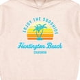thumbnail image 3 of Inktastic Summer Enjoy the Sunshine Huntington Beach California Blue Toddler Hoodie, 3 of 4