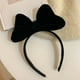 thumbnail image 4 of Diadema de lazo hecha a mano para mujeres y niñas, accesorio para el cabello de Blancanieves (negro), 4 of 6