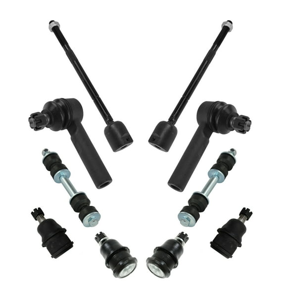 TRQ Tie Rod Upper Lower Ball Joint Sway Bar Link Kit 8pc for 91-96 Dakota 2WD PSA59193 Fits select: 1991-1996 DODGE DAKOTA