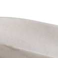 thumbnail image 2 of Jamie Young Co Long Oval Contemporary Marble Bowl in White Finish, 2 of 6