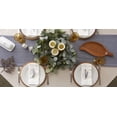thumbnail image 5 of DII French Blue Bordered Dobby Table Runner 15x108, 5 of 5