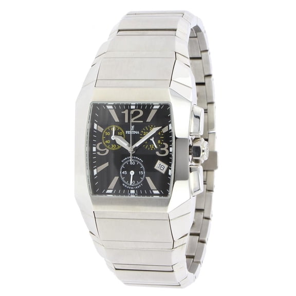 Quartz movement, Dress watch, Chronograph, Silver-tone luminous hands and indices FES-F161294