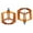 Orange, variant on 1 Pair Road Mountain Bike Non-slip Flat Pedals Aluminum Alloy 3 Sealed Bearings Pedals MTB Bicycle Cycling Accessories