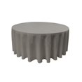 thumbnail image 1 of LA Linen TCpop132R-GrayDrkP12 Nappe en Popeline de Polyester Gris Foncé - 132 Po Ronde, 1 of 4