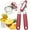 Red, variant on Heavy Duty Stainless Steel Smooth Edge Manual Hand Held Can Opener With Soft Touch Handle, Rust Proof Oversized Handheld Easy Turn Knob, Kitchen Accessories, Home Kitchen Items