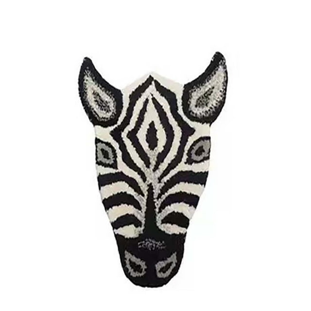 fsxdhpcsgfc Cartoon Animal Head Shape Carpet Thick Area Rug Foot Mat For Home Decoration Blanket Throws for Bed Small Blankets 4x8 Carpet Rug Furry Carpet Rugs for Living Room Periwinkle Throw Blanket