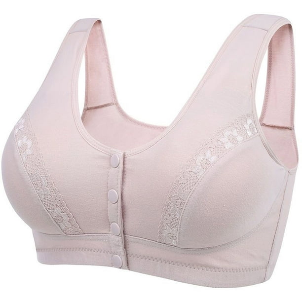 IROINID Discount Comfort Bras for Elderly Women Sexy Front Button