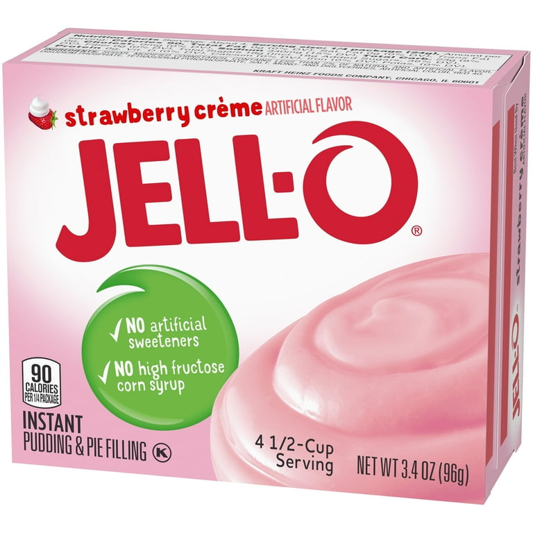 Jello strawberry pudding clearance