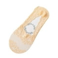 thumbnail image 2 of Gymayou Lace No Show Socks for Women Invisible Floral Lace Low Cut Ankle Socks Beige One Size, 2 of 5