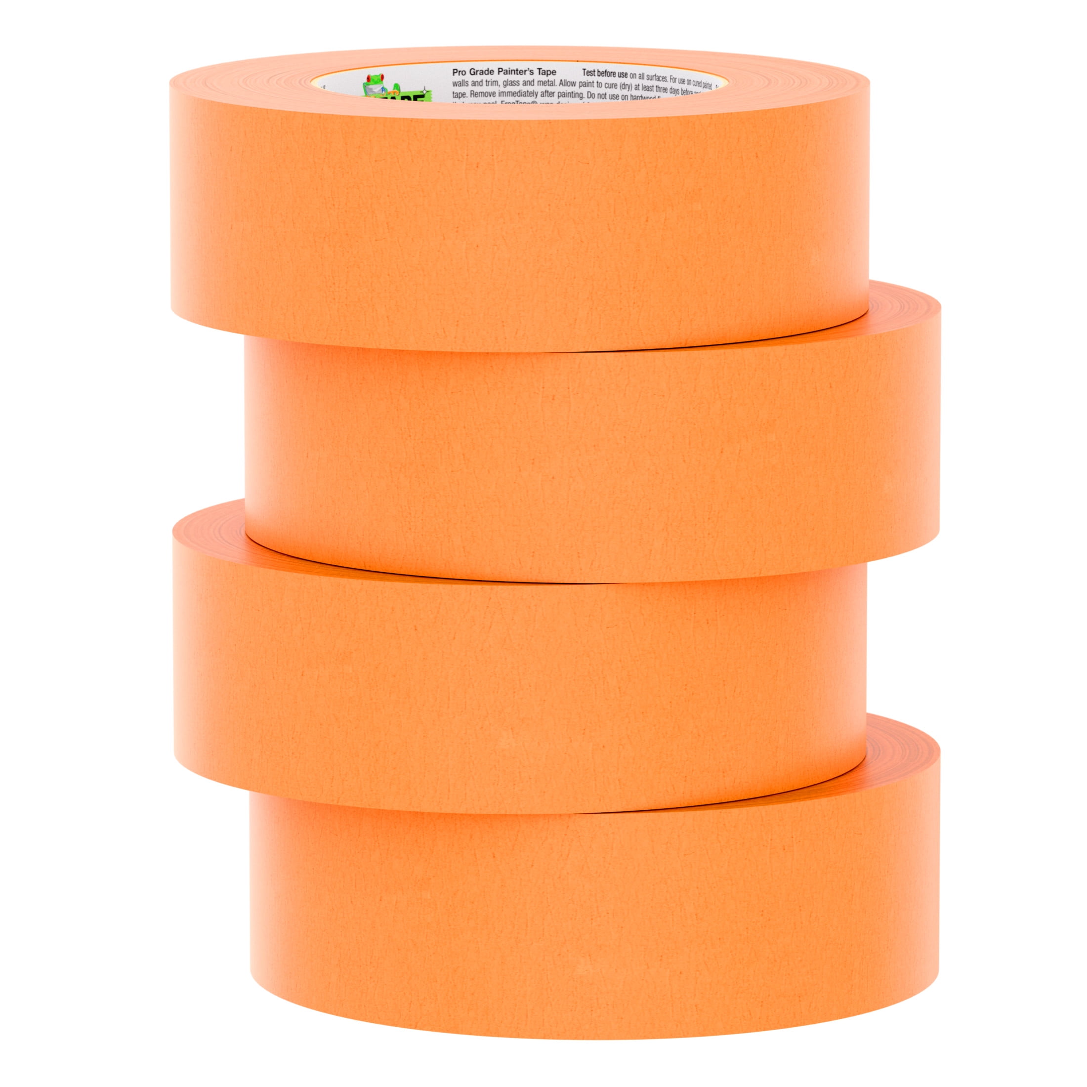 (2 pack) FrogTape Pro Grade Orange 1.41 in. x 60 yd. Painters Tape, 4 Pack, 240 Yards Total