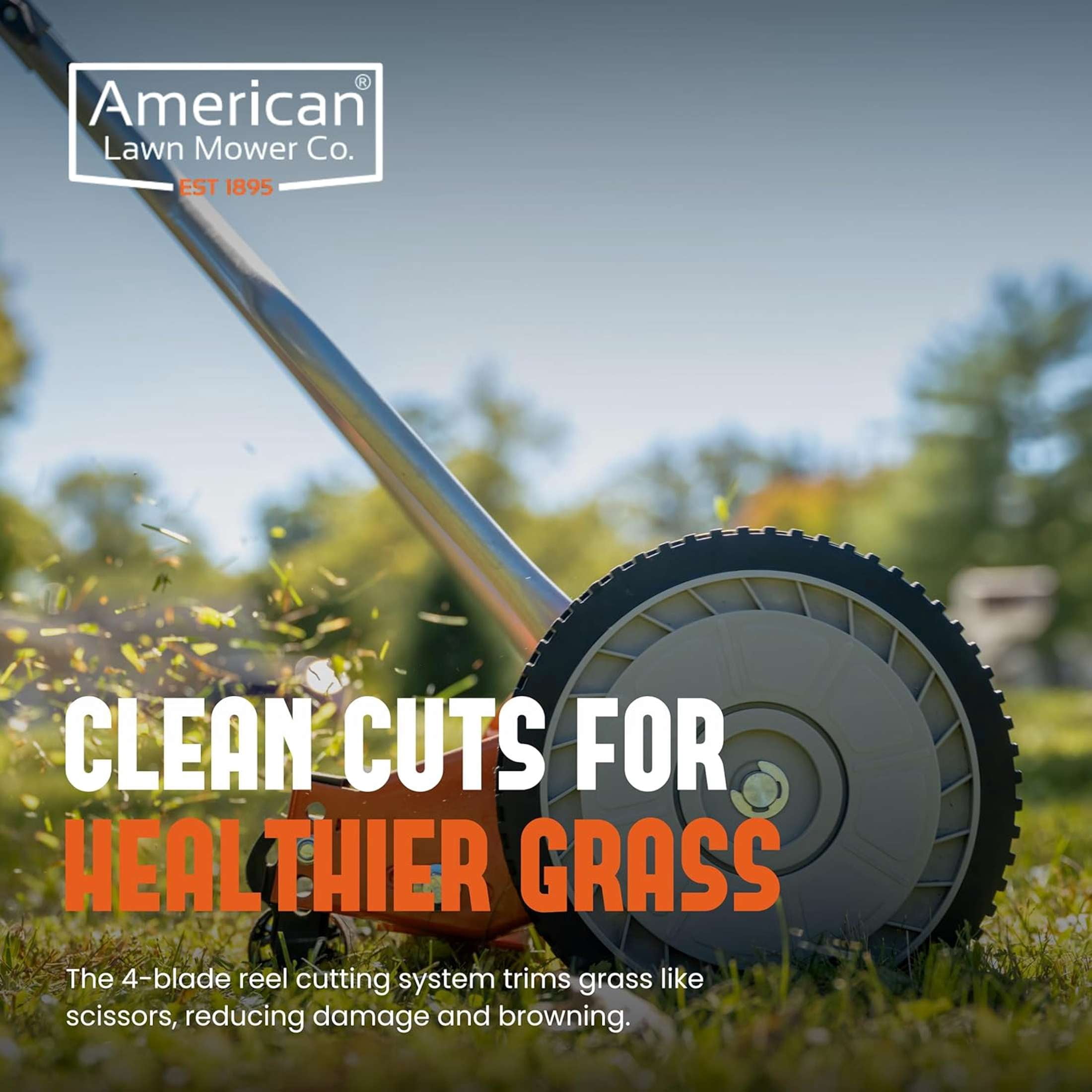 American Lawn Mower 1204-14 14-inch 4-Blade Push Reel Lawn Mower