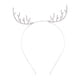 thumbnail image 1 of Diademas navideñas con diamantes de imitación, diadema navideña con astas, bonita diadema Plata, 1 of 8