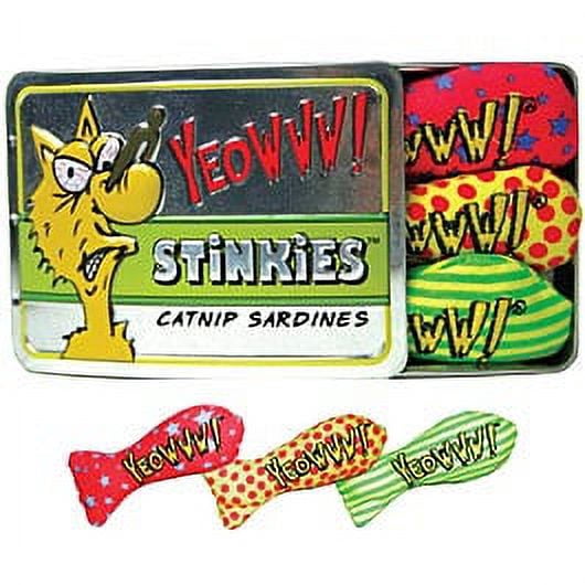 Yeowww! Katzenminze-Zigarre – 100% Bio-Katzenminze, Robuste Baumwolle, Natürliche Farben