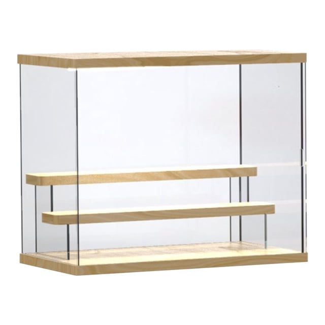 TISHITA Acrylic Display Rack with Lights Action Figure Perfume Cupcake Cosmetics Dolls 3 Step