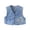 Z87 Blue, variant on Toddler Girls V Neck Denim Vest Kids Button Down Sleeveless Jean Jacket Cute Floral Embroidered Casual Waistcoat for School Daily