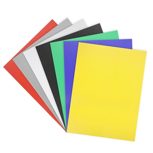 Corrugated Plastic Sheets,3mm Colorful Blank Yard Lawn Signs,12 Inch x 16Inch,Waterproof Sign