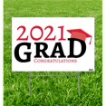 thumbnail image 1 of Advanced Graphics 3623 23 x 15 in. 2021 Grad Yard Sign, Red, 1 of 1