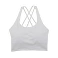 thumbnail image 7 of 1-2 Pack Womens Camisole Bras Strappy Sports Bra Girls Tube Top Chest Pad Vest Without Steel Ring Sling Vest, 7 of 7