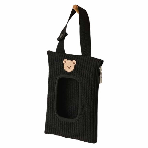 LUVCLS Caja de pañuelos para colgar en el coche, respaldo de silla, bolsa de pañuelos para colgar, dibujos de animales♯