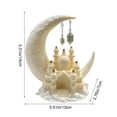 thumbnail image 3 of Rewenti Eid Glowing Moon Night Lamp Mus Eid Moon Castle Resin Desktop Decoration European Family Home Living Room Decoration, 3 of 9