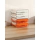 thumbnail image 5 of Caja de almacenamiento de huevos transparente con 32 compartimentos, bandeja para huevos tipo cajón apilada de doble capa, cajón para frutas y verduras para cocina, 5 of 5