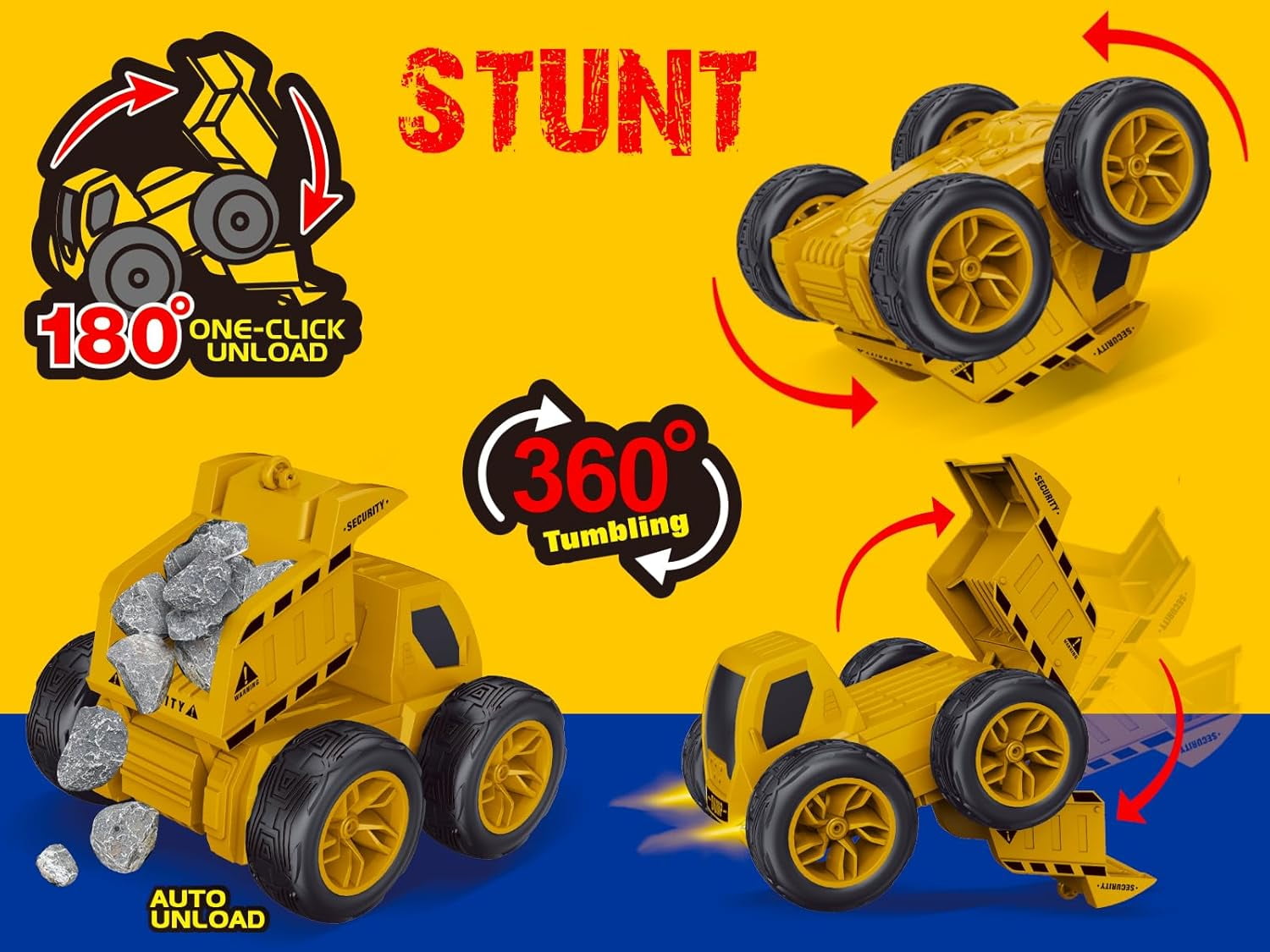 <new_title>Poco Divo Stunt Dumper Tumbling RC Bigfoot Dump Truck</new_title>