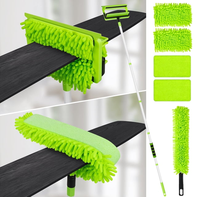 Limpiador para ventiladores de techo Duster Qaestfy con barra de extensión de 75 pulgadas