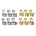 thumbnail image 4 of ziyahi 6 Pieces Guitar Left Right Machine Head Tuning Pegs 6-strings Tuner Knob Stringed Instrument Repair Replacing Parts Accessory Silver Gold, 4 of 6