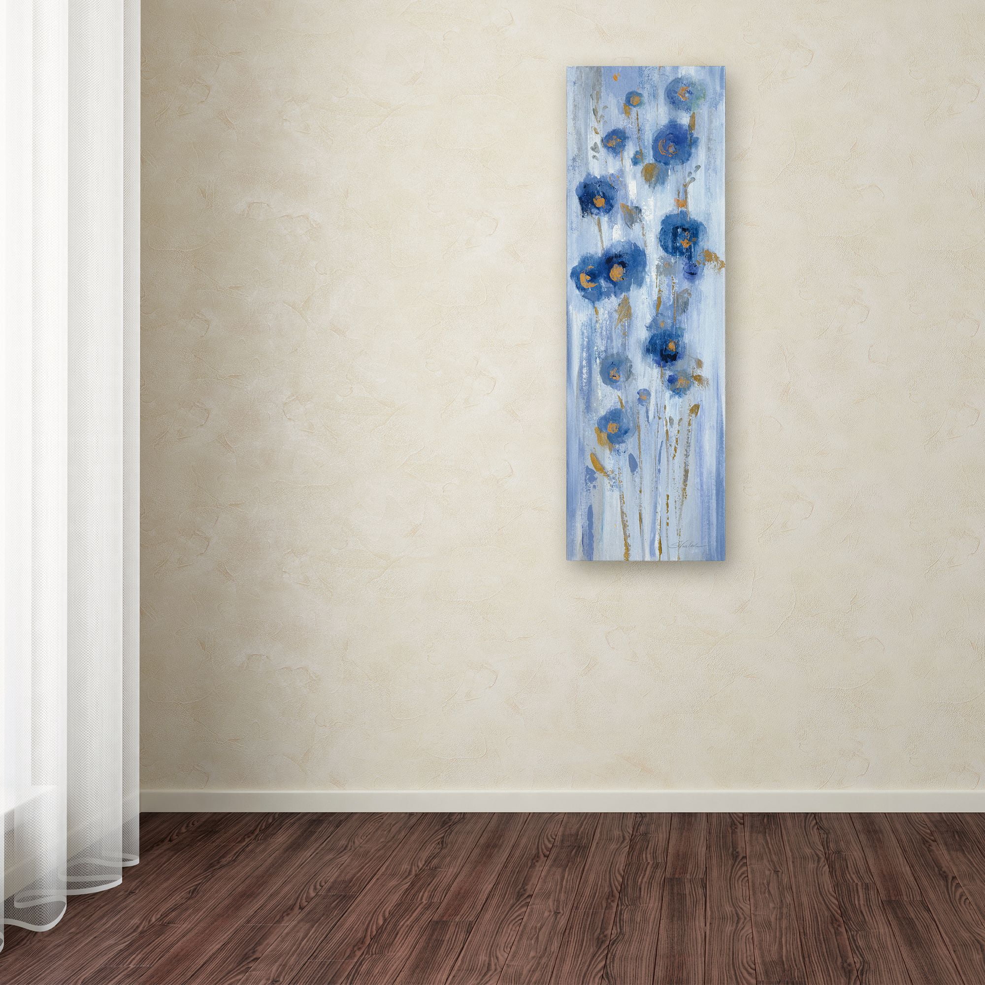 Trademark Fine Art 'Seaside Flowers II' Canvas Art by Silvia Vassileva