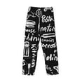 thumbnail image 4 of Kdxio Pasta Bacon Print Men's Sleep Pajama Pant Lounge Pants with Pockets, 4 of 8