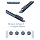 thumbnail image 2 of 2X Cable de Carga de Alimentación Macho de Entrada CC Hembra A USB C PD, Cable de Carga Tipo C DC4506 de 100 W para Teléfonos, Tabletas, y Portátiles, 2 of 6