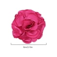 thumbnail image 6 of Fashion Fabric Big Rose Flower Brooch Vintage Lapel Pins Badge Dress Suit Corsage Cloth Art Handmade Wedding Party Jewelry, 6 of 7