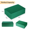 thumbnail image 2 of Cajas de regalo NEWSNOW 23 x 15 x 8 cm, paquete de 10 unidades, color verde oliva, 2 of 7