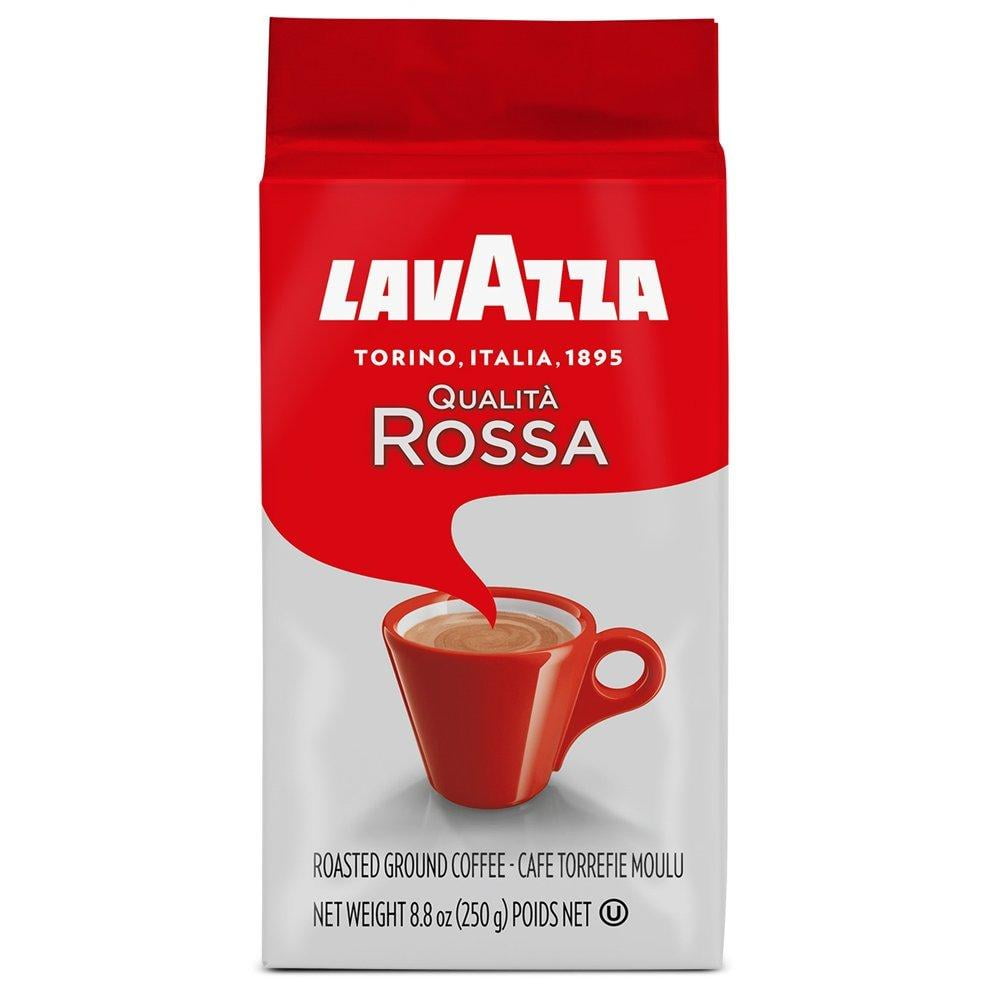 Lavazza Qualita Rossa, Caffe Ground Espresso, 8.8 Ounce Bag