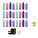 thumbnail image 2 of Paquete de 24 de vacías en rollo pa aceites esenciales - Rollo de color recgable en rollo - a granel - Paquete de 20 ml de Color SM SunniMix Botellas de rodillo recargables, 2 of 8