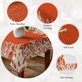 thumbnail image 5 of Coastal Coral Table Cloth Waterproof Tablecloths, Orange White Ocean Marine Nautical Beach Tablecloth Dining Table Cover for Kitchen Party Tabletop Outdoor, Rectangle Tablecloth 60x120 Inch, 5 of 9