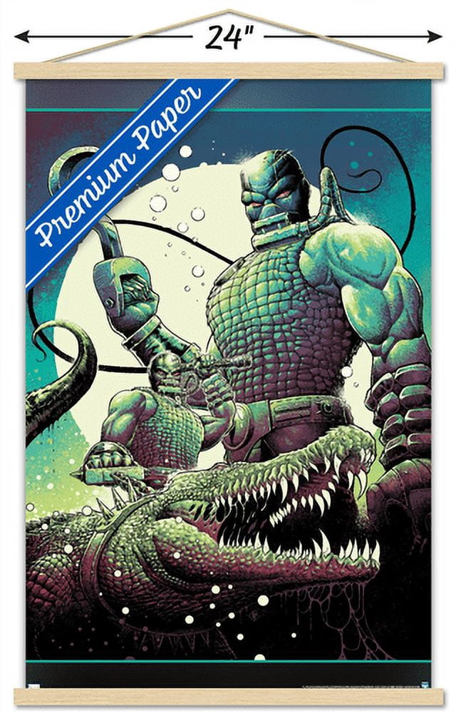 G.I. Joe - Croc Master Wall Poster with Wooden Magnetic Frame, 22.375" x 34"