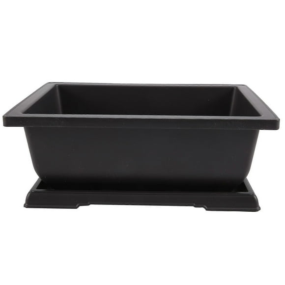 Large Flower Pot Rectangle Bonsai Nursery Planter Balcony Container 29x21x10.5cm