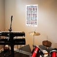 thumbnail image 3 of Piano Chords and Scale Poster Chart Guitar Chords English Education Poster Classroom Hanging Pictures, 3 of 4