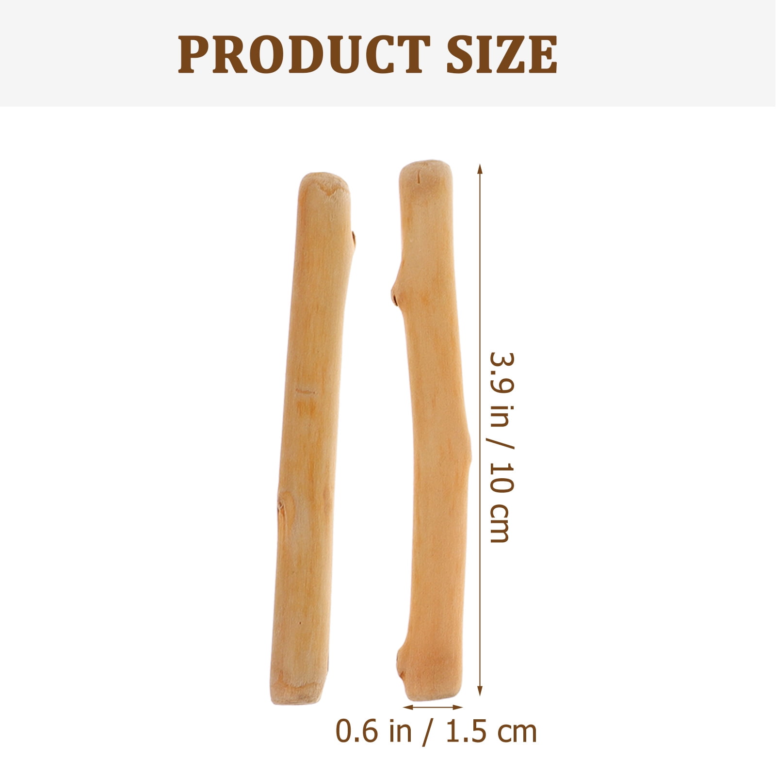unbranded  2 Bags Dowels for Crafting Twigs Crafts Sticks Photo Props Driftwood