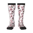 thumbnail image 1 of Fotbe Watercolor Wine Calcetas Divertidas Estampadas para Hombre y Mujer, Calcetas de Algodón hasta la Rodilla para Caminar, Correr, Enfermería y Embarazo, 1 of 6