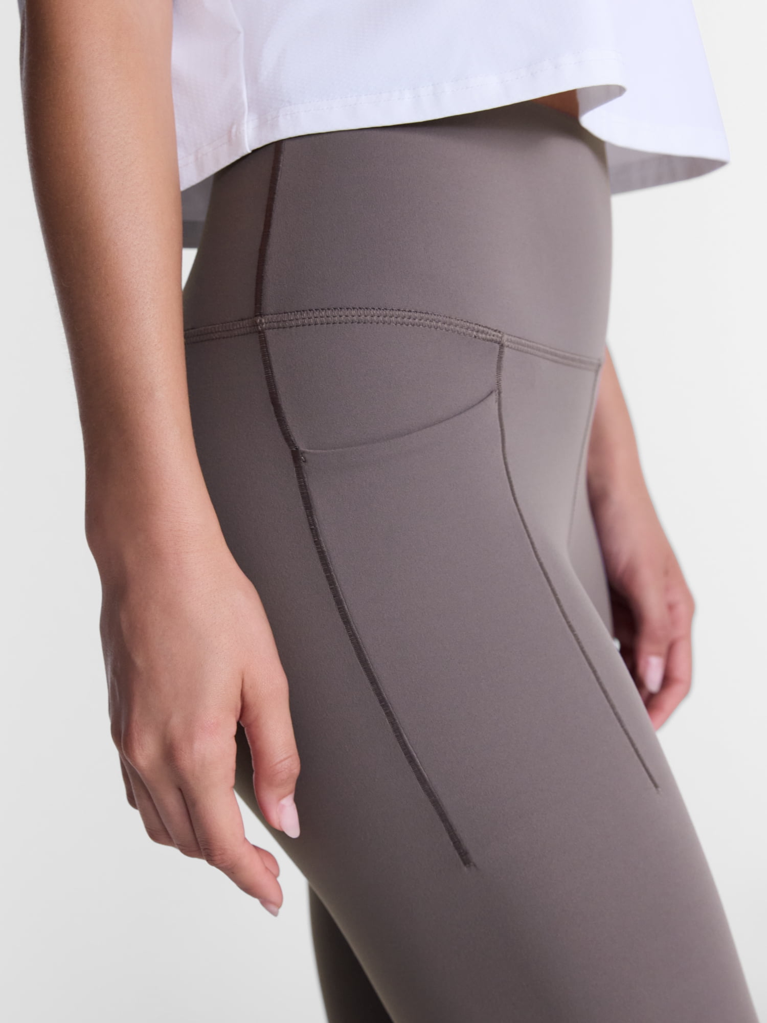 Avia Women's and Women's Plus SoftSculpt High Rise Leggings 27" with Pockets, Sizes XS-4X