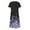 Purple summer dresses for women, variant on Wycnly Summer Dresses for Women Fashion Flowy Swing Party Plus Size Tunic Long Dresses 2025 Short Sleeve V-Neck Floral Print Maxi Formal Dress Gray s