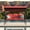 Wine Red, variant on YIKEMA 3-Seat Iron Outdoor Porch Swing with Stand, Adjustable Canopy and Removable Cushions, 800 lbs Capacity, Blue