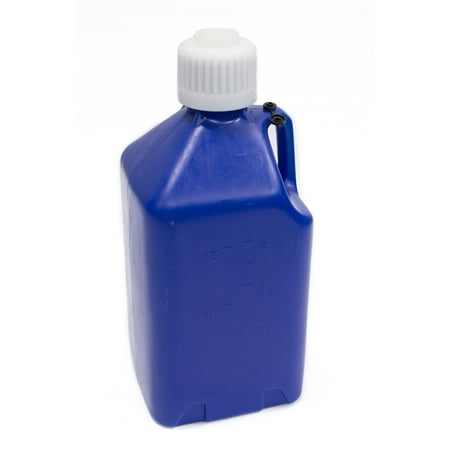 Space Saver Utility Jugs - Scribner Plastic Dark Blue Plastic Square 5 gal Utility Jug P/N 2000DB
