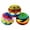 Multicolor, variant on Blateno Hand Knitted Footbag Set Multi-Patterned Crochet Kick Balls for Outdoor Sport, Woven Cotton Sacks for Coordination and Agility Exercise