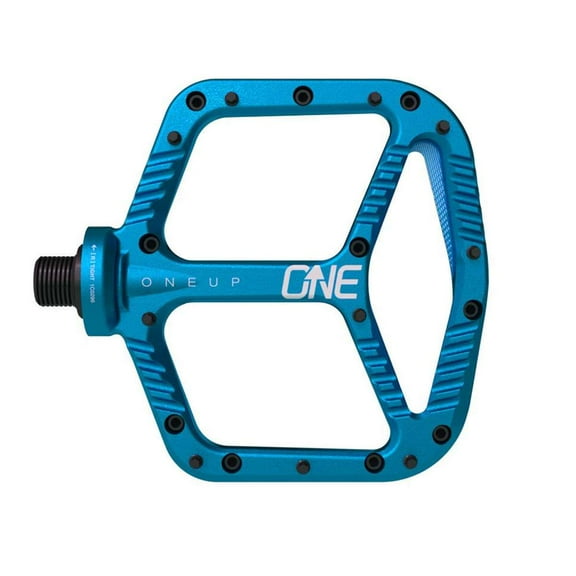 OneUp Components Aluminum Platform Pedals - Blue - 1C0380BLU
