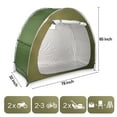 thumbnail image 5 of Bike Storage Tent, Outdoor Bicycle Cover Tent Outdoor Storage Shed Shelter with Portable Bag for 2-3 Bike Motorcycle Garden Tools, 5 of 8