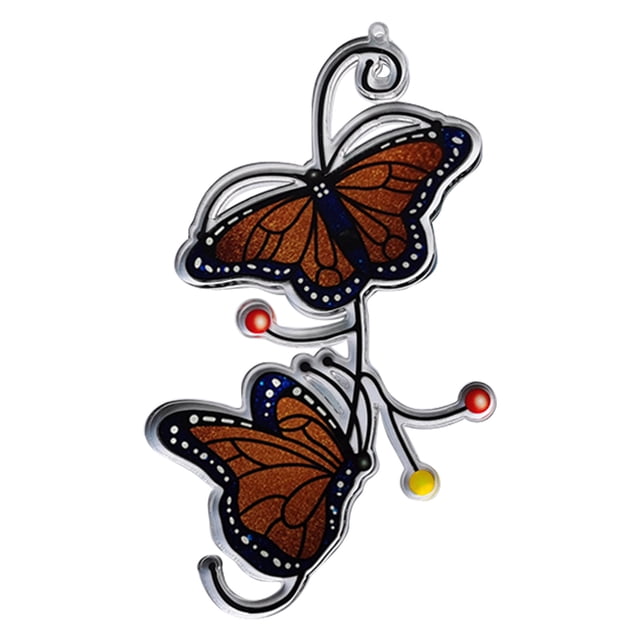 Less Than 5 Hangs Butterfly Hanging Window Decorat Mini Acrylic Stained Hanging Home Decor